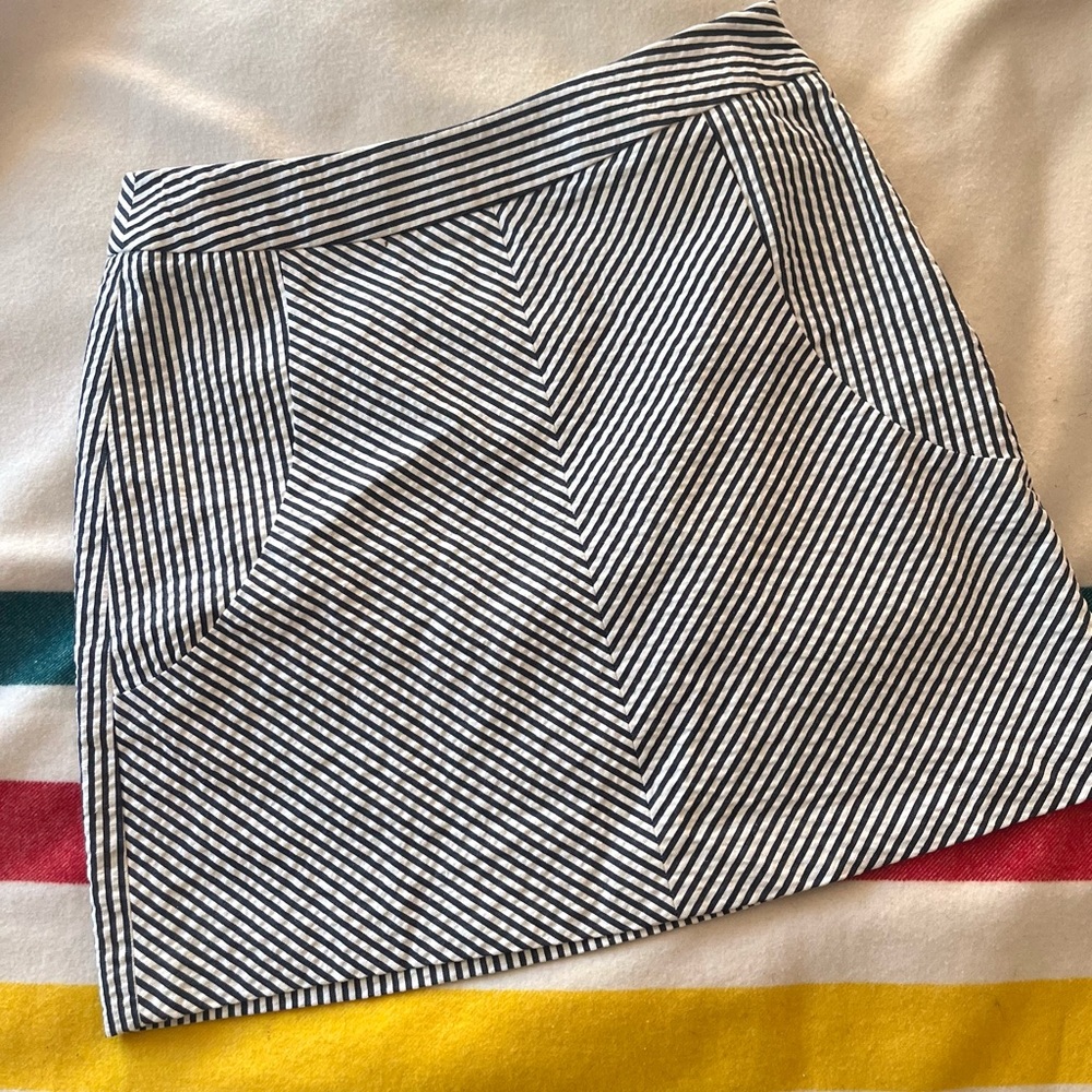 Sandro seersucker mini skirt - 4